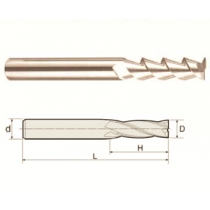 For Aluminum Alloy Processing 2 Flutes Square End Mills